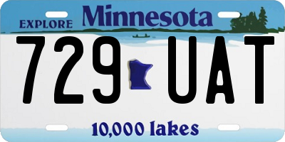 MN license plate 729UAT