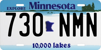 MN license plate 730NMN