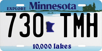 MN license plate 730TMH