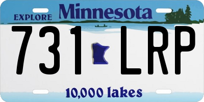 MN license plate 731LRP
