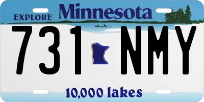 MN license plate 731NMY