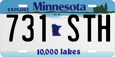 MN license plate 731STH