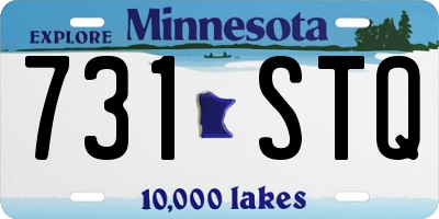 MN license plate 731STQ