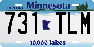 MN license plate 731TLM