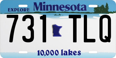 MN license plate 731TLQ