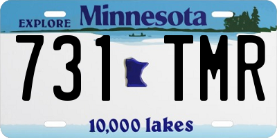 MN license plate 731TMR