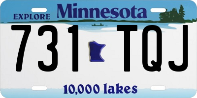 MN license plate 731TQJ