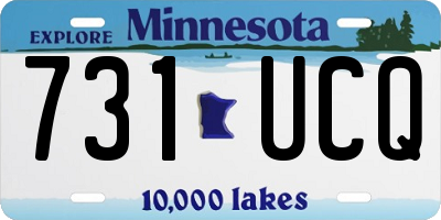 MN license plate 731UCQ