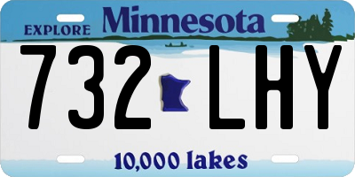MN license plate 732LHY