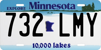 MN license plate 732LMY