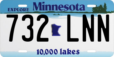 MN license plate 732LNN
