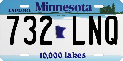 MN license plate 732LNQ