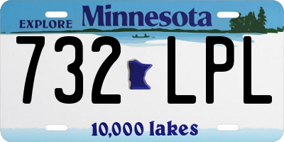 MN license plate 732LPL