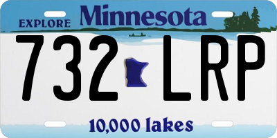 MN license plate 732LRP