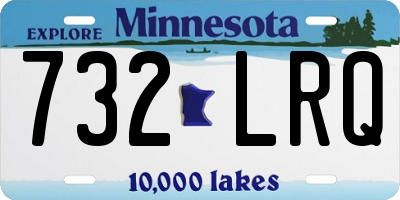 MN license plate 732LRQ
