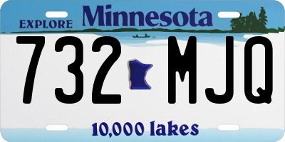 MN license plate 732MJQ