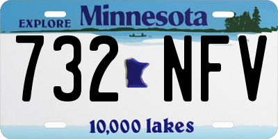 MN license plate 732NFV