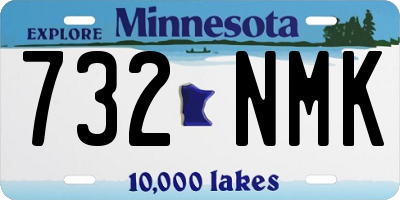 MN license plate 732NMK