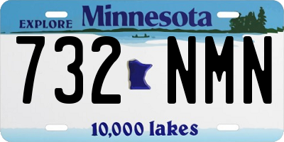 MN license plate 732NMN