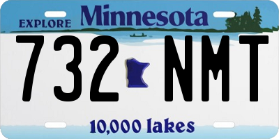 MN license plate 732NMT