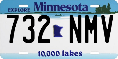 MN license plate 732NMV