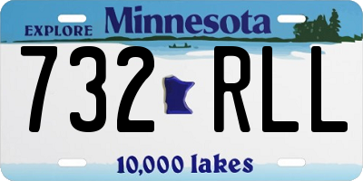 MN license plate 732RLL