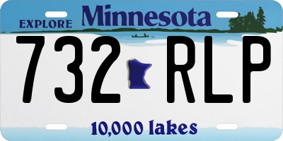 MN license plate 732RLP