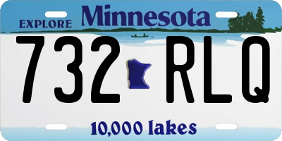 MN license plate 732RLQ