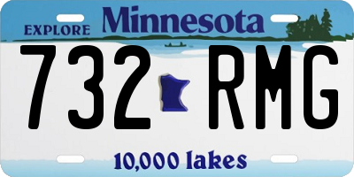 MN license plate 732RMG