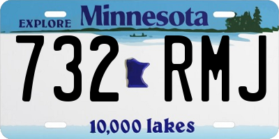 MN license plate 732RMJ