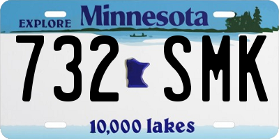 MN license plate 732SMK