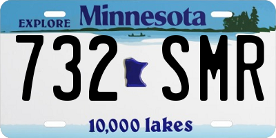 MN license plate 732SMR