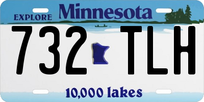 MN license plate 732TLH