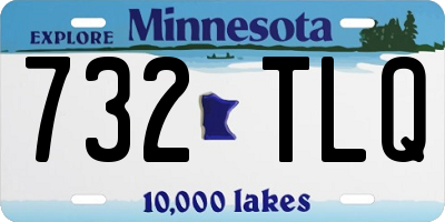 MN license plate 732TLQ