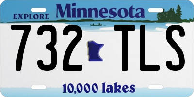 MN license plate 732TLS