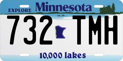 MN license plate 732TMH