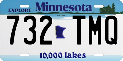 MN license plate 732TMQ
