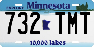 MN license plate 732TMT