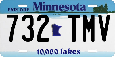 MN license plate 732TMV
