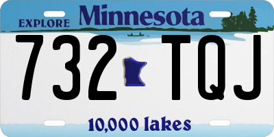 MN license plate 732TQJ