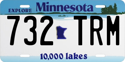 MN license plate 732TRM