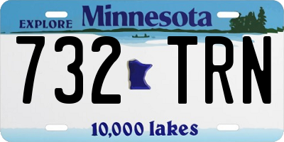 MN license plate 732TRN