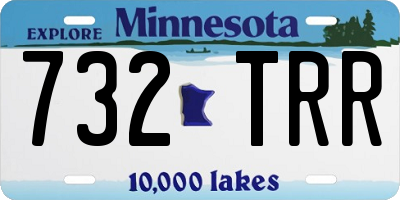 MN license plate 732TRR