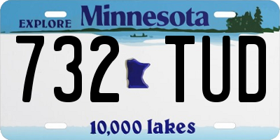 MN license plate 732TUD