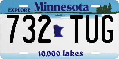 MN license plate 732TUG