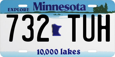 MN license plate 732TUH