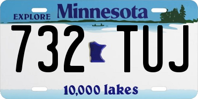 MN license plate 732TUJ