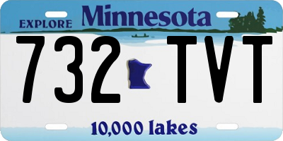 MN license plate 732TVT