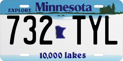 MN license plate 732TYL