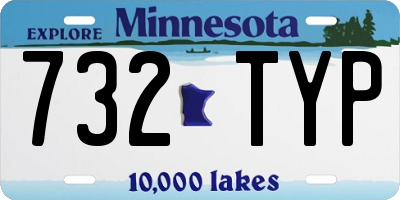 MN license plate 732TYP